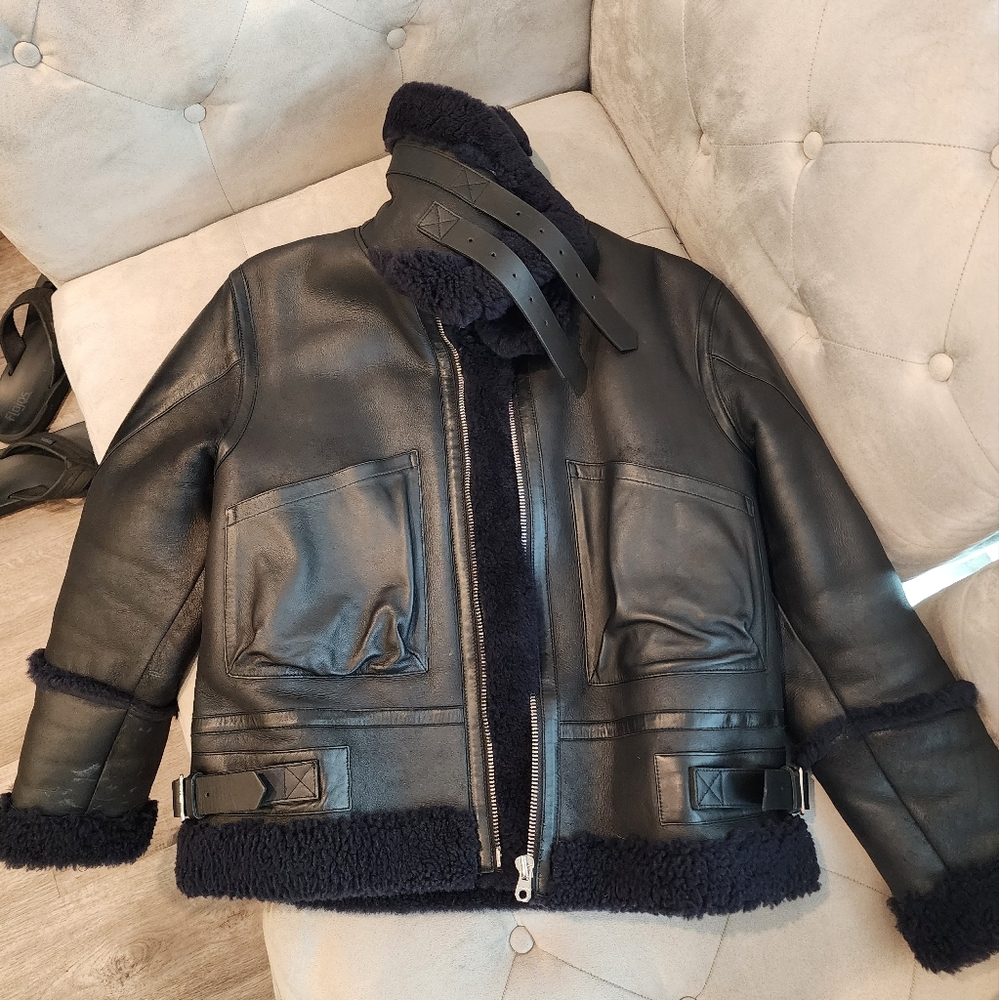 🔥SALE🔥 SANDRO AMBER SHEARLING OVERSIZE  SIZE 3 (S/M)